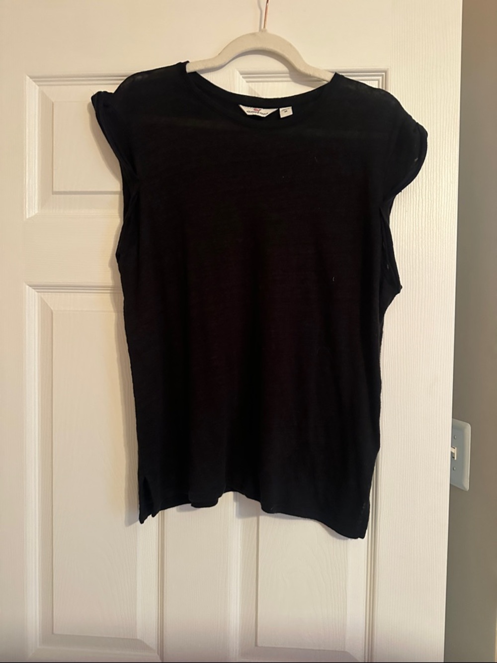 Vineyard Vines Black Sleeveless Tank Top